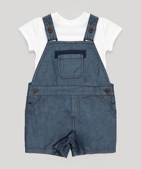 Conjunto-de-Body-Manga-Curta-Off-White---Jardineira-Jeans-Azul-Escuro-9201531-Azul_Escuro_1 Conjunto-de-Body-Manga-Curta-Off-White---Jardineira-Jeans-Azul-Escuro-9201531-Azul_Escuro_1