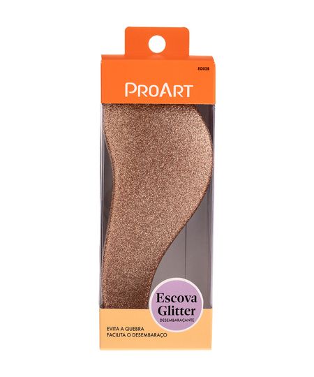 escova glitter desembaraçante proart dourada Único escova glitter desembaraçante proart dourada Único