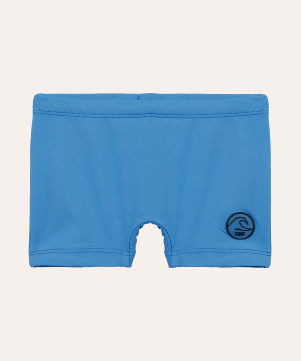 sunga infantil básica com proteção uv azul 12