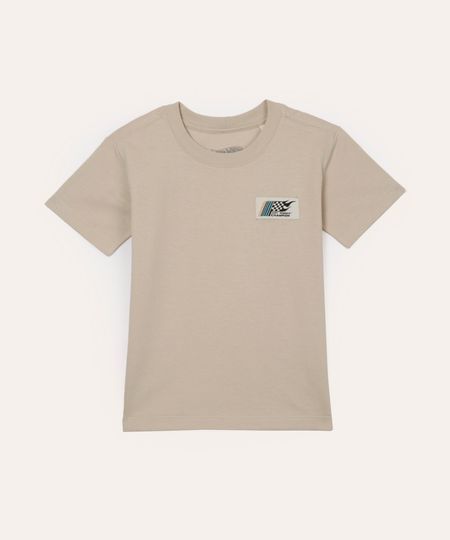 camiseta infantil de algodão hot wheels bege 12