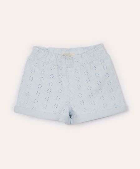 short de laise infantil curto floral azul 1 short de laise infantil curto floral azul 1