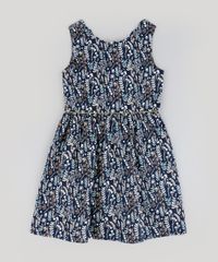 Vestido-Infantil-Estampado-de-Folhas-Sem-Manga-Azul-Marinho-9207223-Azul_Marinho_1