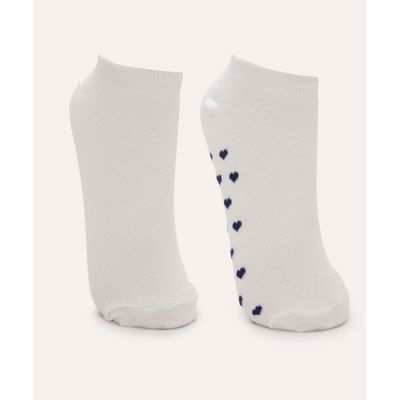 kit de duas meias cano baixo multicor