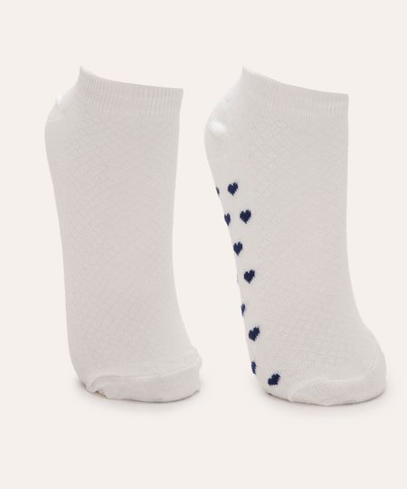 kit de duas meias cano baixo multicor 34-39 kit de duas meias cano baixo multicor 34-39