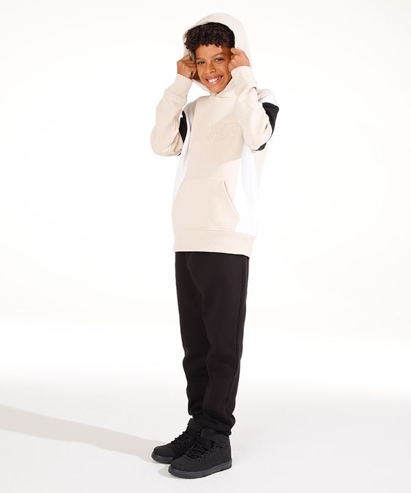 calça de moletom juvenil jogger preto 12