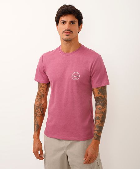 camiseta manga curta surf and sun roxo PP camiseta manga curta surf and sun roxo PP