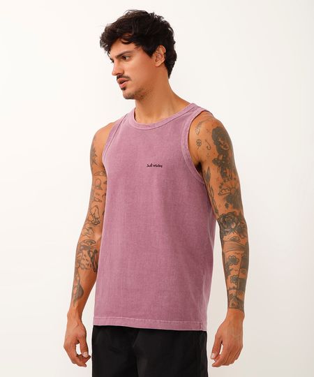 regata de moletinho estonada salt water roxo PP