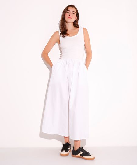 vestido midi mindset off white M
