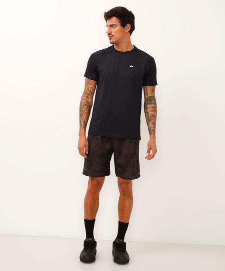 Bermuda Masculina Esportiva Ace Estampada Camuflada com Cordão Para Amarrar Chumbo P