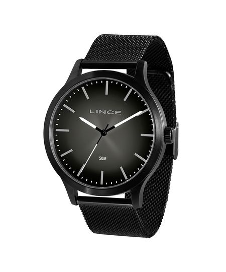 relógio lince mrn4602l-g1px analógico preto UNICO