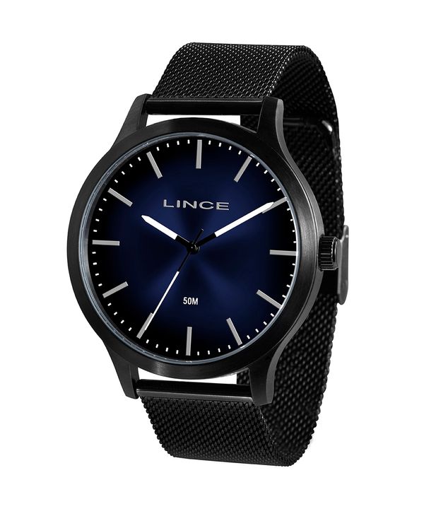 relógio masculino lince analógico mrn4602l d1px preto UNICO