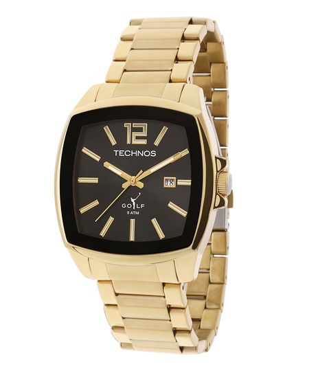 relógio technos 2115koi4p analógico dourado UNICO