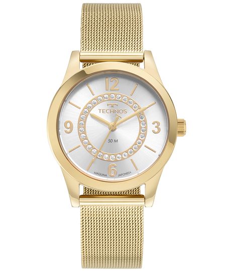 relógio technos 2036msv1d analógico dourado UNICO relógio technos 2036msv1d analógico dourado UNICO