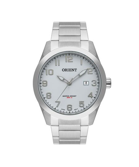 relógio orient mbss1360-b2sx analógico prateado UNICO relógio orient mbss1360-b2sx analógico prateado UNICO