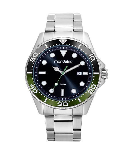 relógio mondaine 32507g0mvne1 analógico prateado UNICO