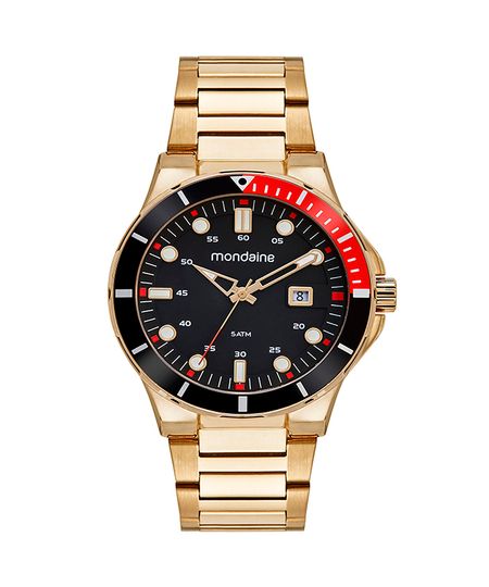 relógio mondaine 32569gpmvde1 analógico dourado UNICO
