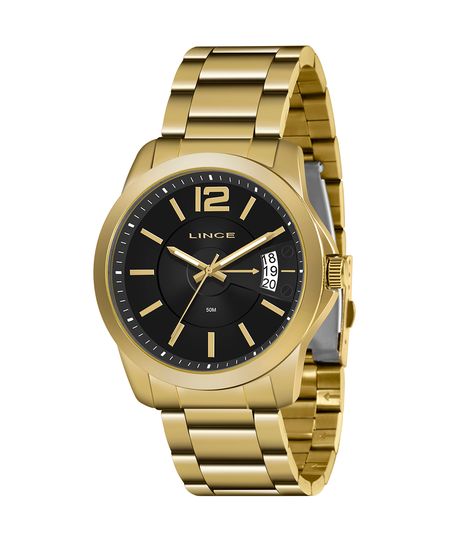 relógio lince mrg4693l-p2kx analógico dourado UNICO relógio lince mrg4693l-p2kx analógico dourado UNICO