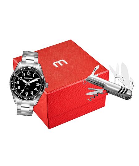 relógio mondaine 32548g0mvne1kb analógico prateado UNICO