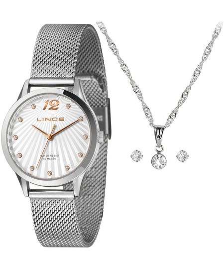 relógio lince lrmh210l34-k09yb2sx analógico prateado UNICO relógio lince lrmh210l34-k09yb2sx analógico prateado UNICO