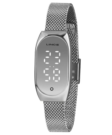 relógio lince ldm4706l-sxsx digital prateado UNICO
