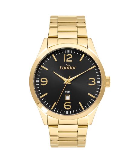 relógio condor co2115mxj4p analógico dourado UNICO