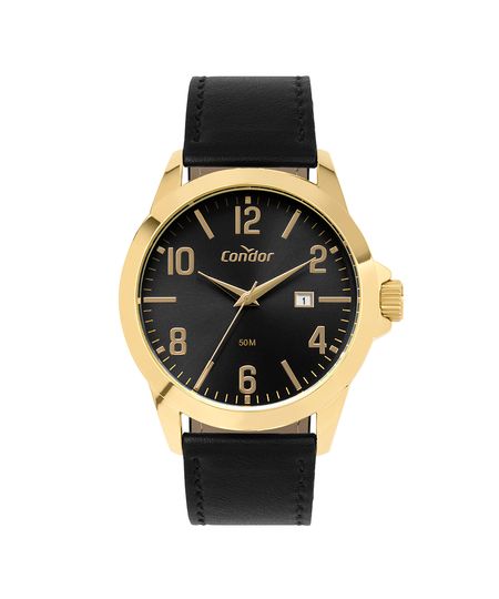 relógio condor co2115mwxk5p analógico dourado UNICO