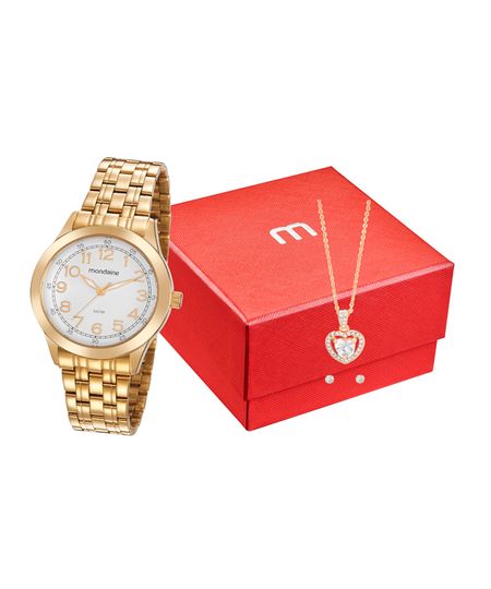 relógio mondaine 99564lpmvde1kg analógico dourado UNICO relógio mondaine 99564lpmvde1kg analógico dourado UNICO