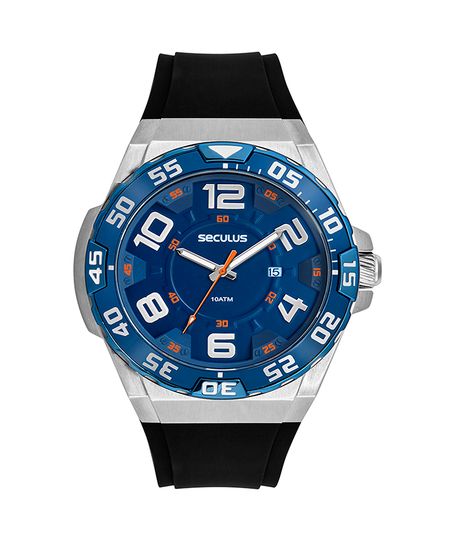 relógio seculus 44233gpsvou1 analógico prateado UNICO relógio seculus 44233gpsvou1 analógico prateado UNICO