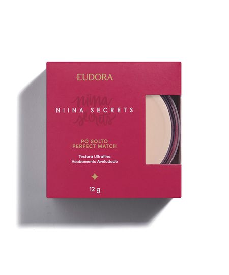 niina secrets pó solto perfect match cor 1 12g UNICO niina secrets pó solto perfect match cor 1 12g UNICO