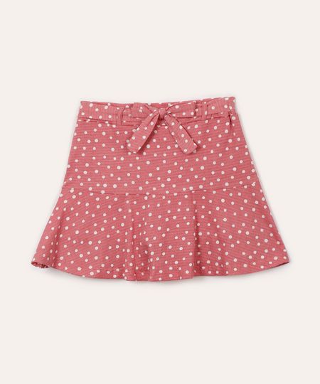 saia infantil babados rosa 6