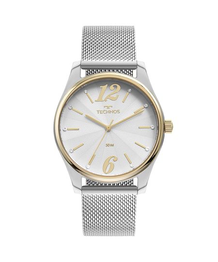 relógio technos 2035mys1k analógico prateado UNICO relógio technos 2035mys1k analógico prateado UNICO