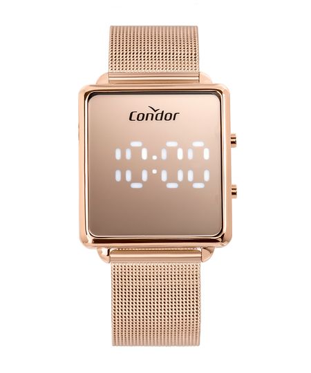 relógio condor comd1202ags4j digital rosê UNICO