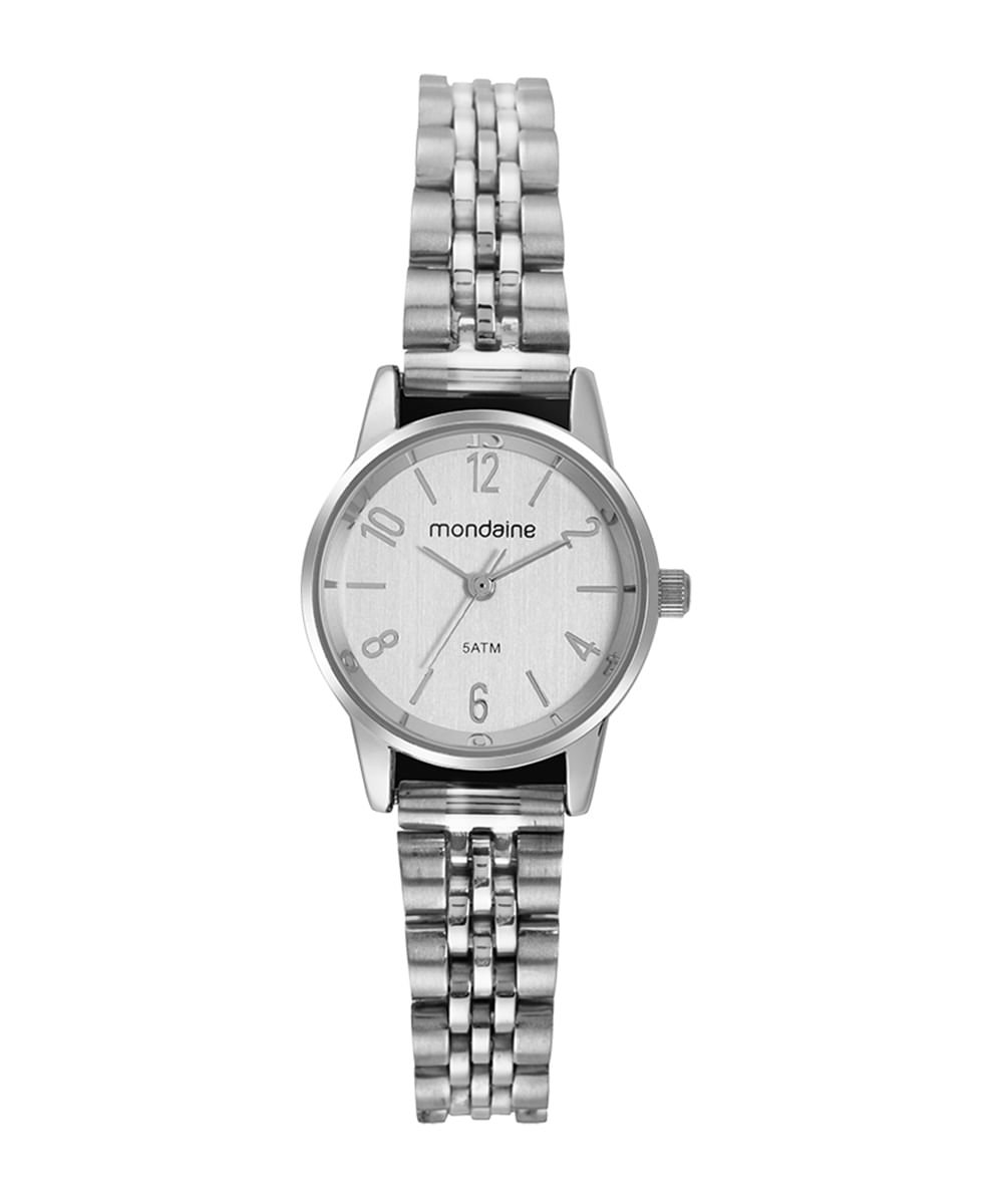 relógio mondaine 32694l0mvne3ka analógico prateado