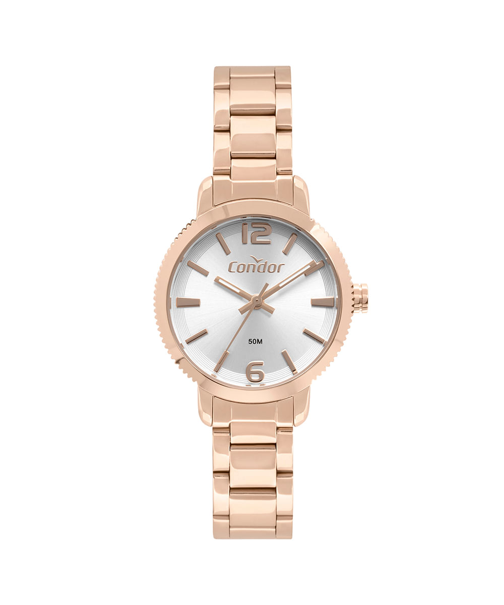 relógio condor co2035nbik4j rosê
