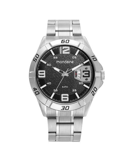 relógio mondaine 32650g0mvnw1kb analógico calendário prateado UNICO relógio mondaine 32650g0mvnw1kb analógico calendário prateado UNICO