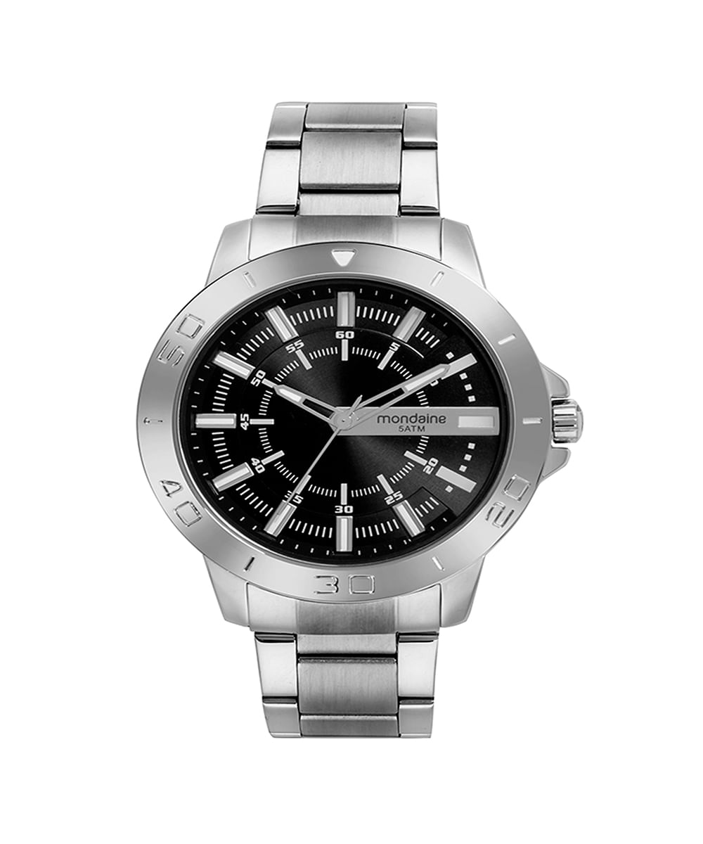 relógio mondaine 99700g0mvne1kt analógico prateado