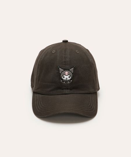 boné aba curva maleável kuromi cinza UNICO
