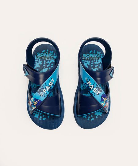papete infantil grendene sonic azul 25