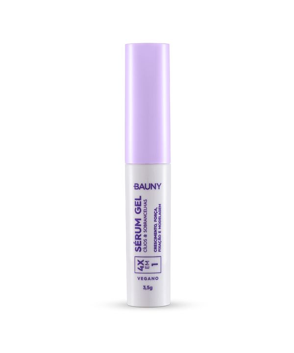 sérum gel bauny 4 em 1 cílios e sobrancelhas 3,5g UNICO