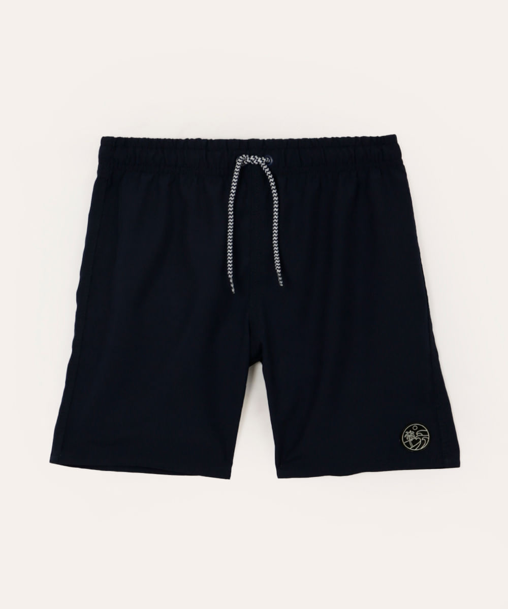 bermuda infantil boardshort azul