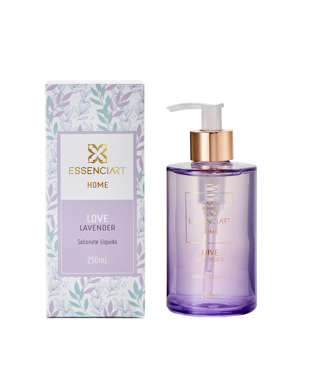 sabonete lÃquido essenciart home love lavender 250ml