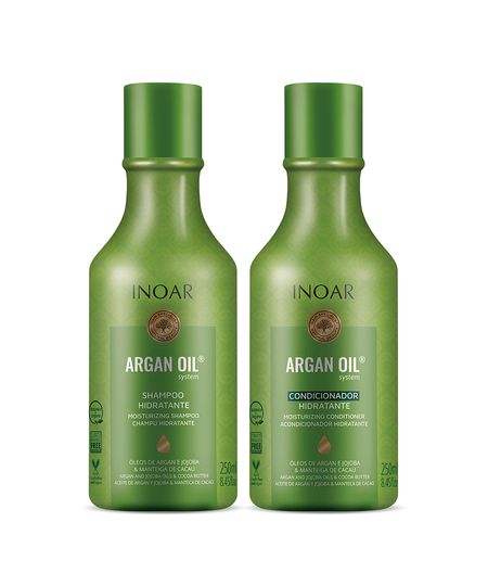 kit shampoo e condicionador duo argan inoar UNICO kit shampoo e condicionador duo argan inoar UNICO