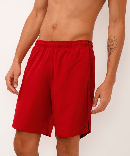 bermuda com bolsos esportiva ace vinho P