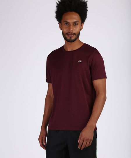 Camiseta Masculina Esportiva Ace Basic Dry Manga Curta Gola Careca Roxa P