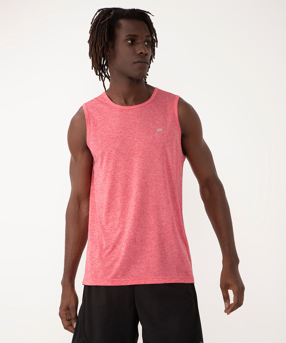 regata gola careca esportivo ace vermelho