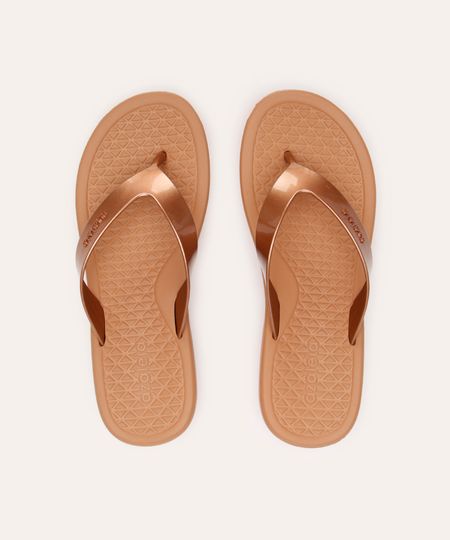 chinelo iza new light azaleia marrom 38