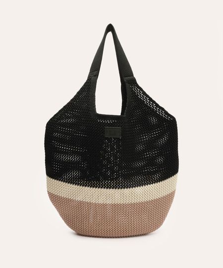 bolsa shopper listrada brizza arezzo - multicor UNICO