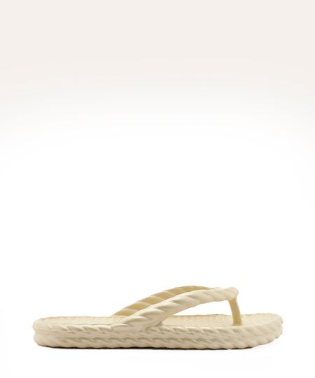 chinelo marrocos brizza arezzo off white 37-38 chinelo marrocos brizza arezzo off white 37-38