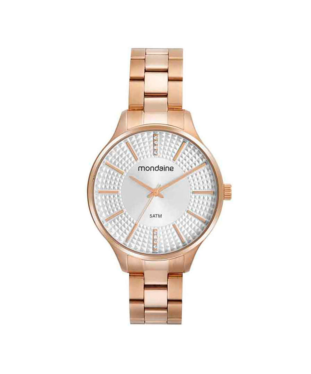 relógio mondaine 32535lpmkre2k1 analógico rosê