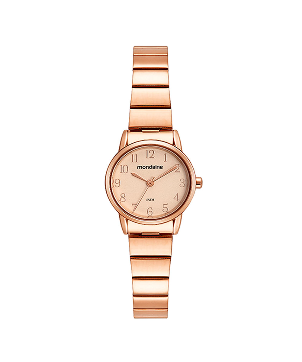 relógio mondaine 32490lpmvre3kf analógico rosê